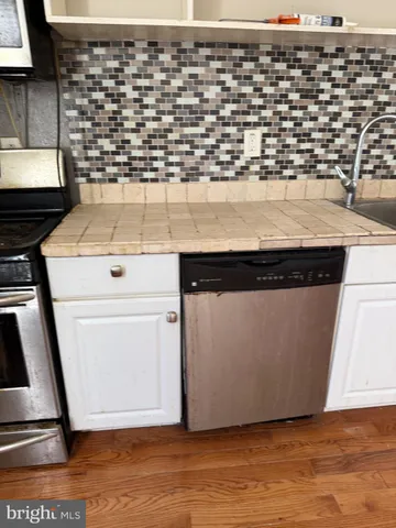 a room with a table and a chair