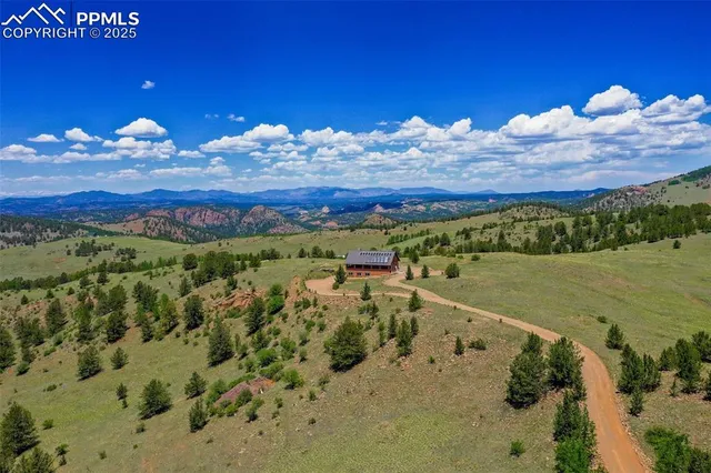 a view of a lake with a mountain