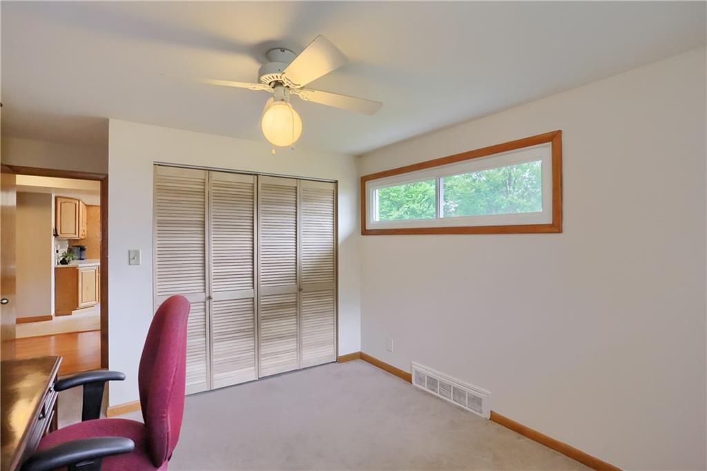 436 Blackhawk Road Beaver Falls, PA 15010 - Photo 25 of 48 3rd Bedroom with closet doors with fully equipped Laundry