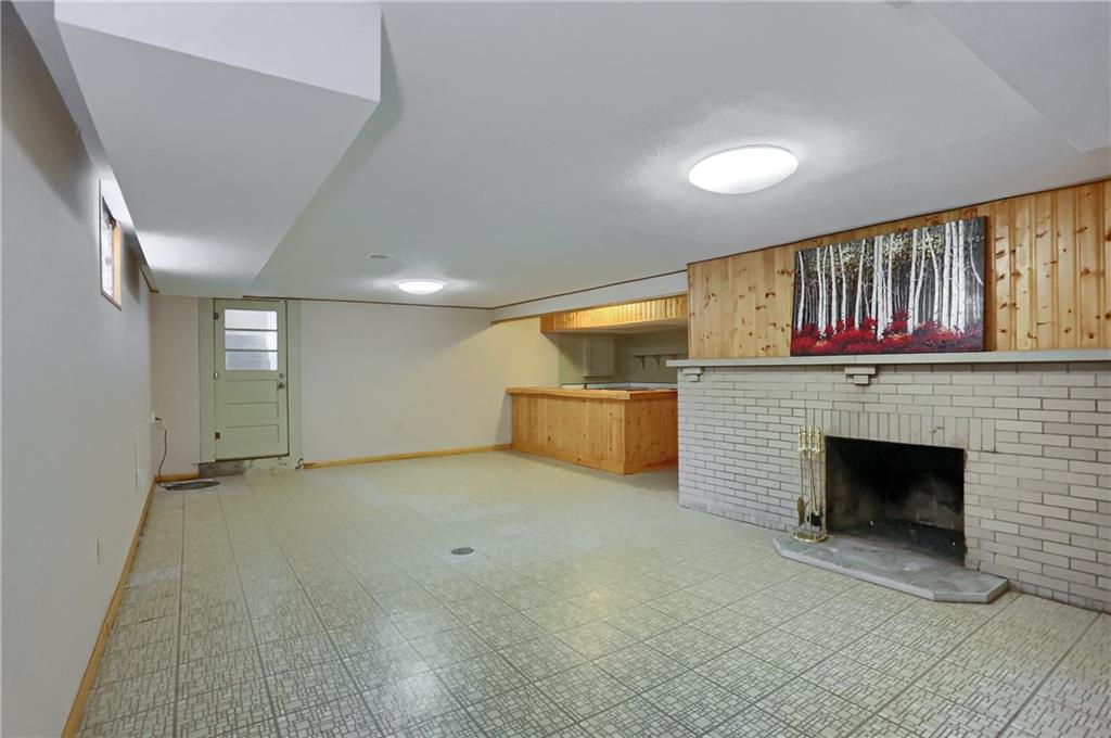 436 Blackhawk Road Beaver Falls, PA 15010 - Photo 32 of 48 Gameroom with fireplace