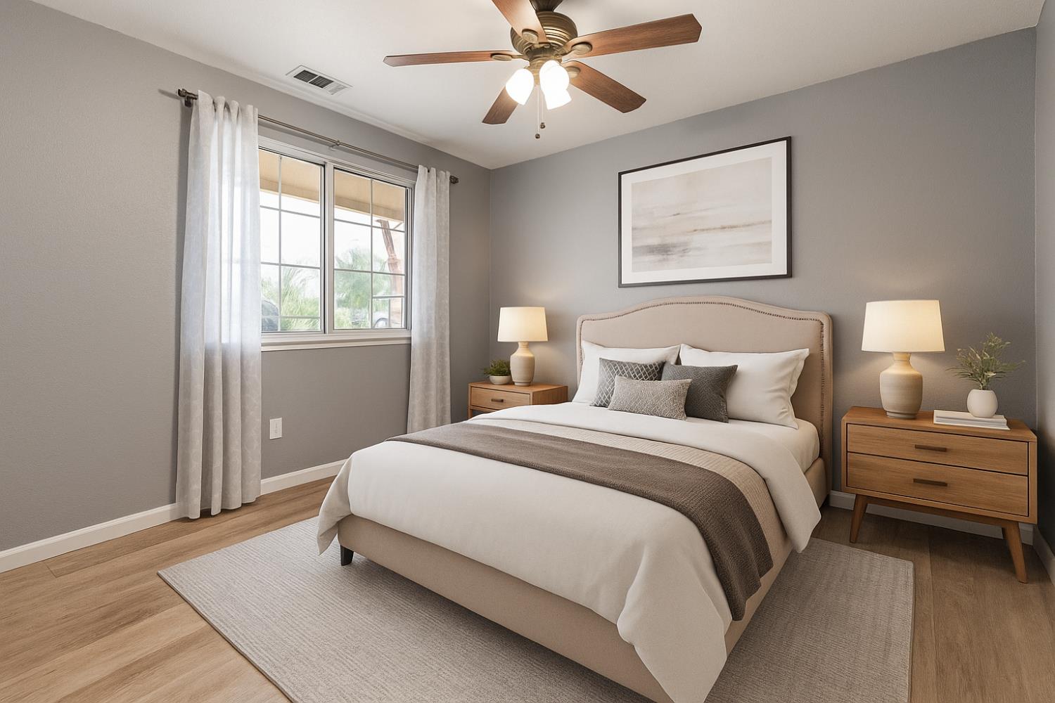 600 Sears Drive Patterson, CA 95363 - Photo 35 of 44 a bedroom with a bed and a window