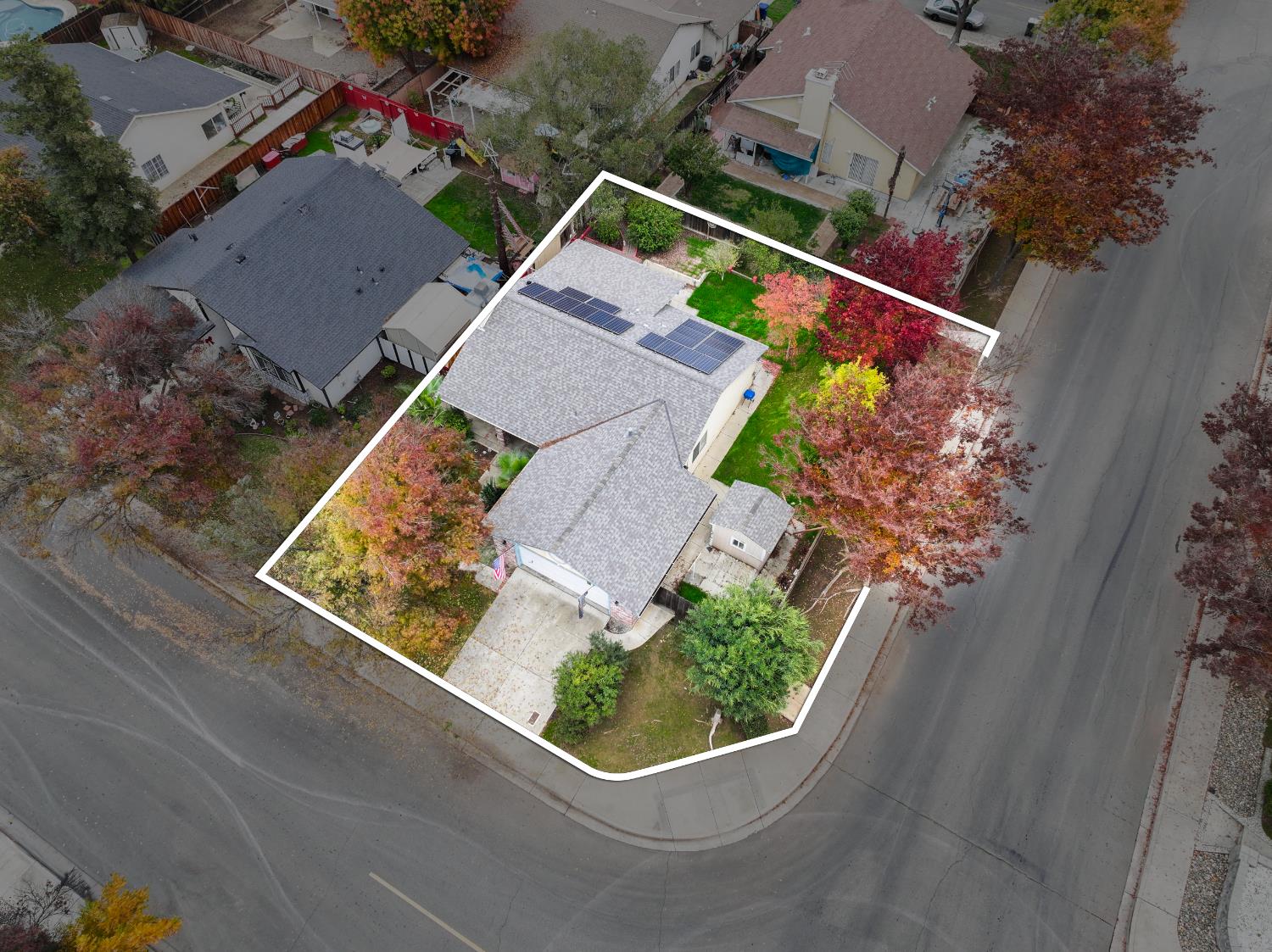 600 Sears Drive Patterson, CA 95363 - Photo 9 of 44 an aerial view of house with yard