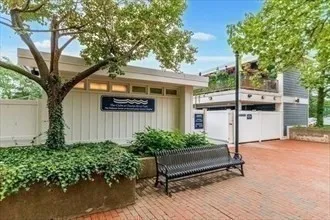 a white house that has a tree in front of it