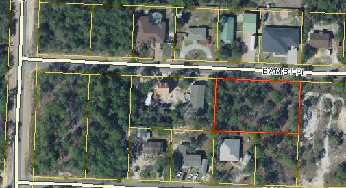 22 Bambi Place Santa Rosa Beach, FL 32459 - Photo 1 of 8 Bambi Place Aerial Lot View