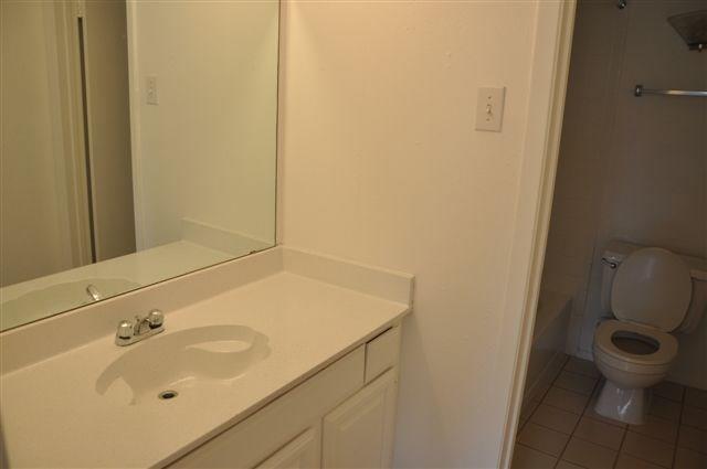 5630 Spring Valley Road, Unit 17A Dallas, TX 75254 - Photo 8 of 14 a bathroom with a sink and a toilet