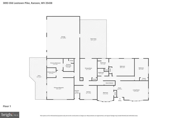 $585,000 | 3093 Old Leetown Pike, Ranson, WV 25438