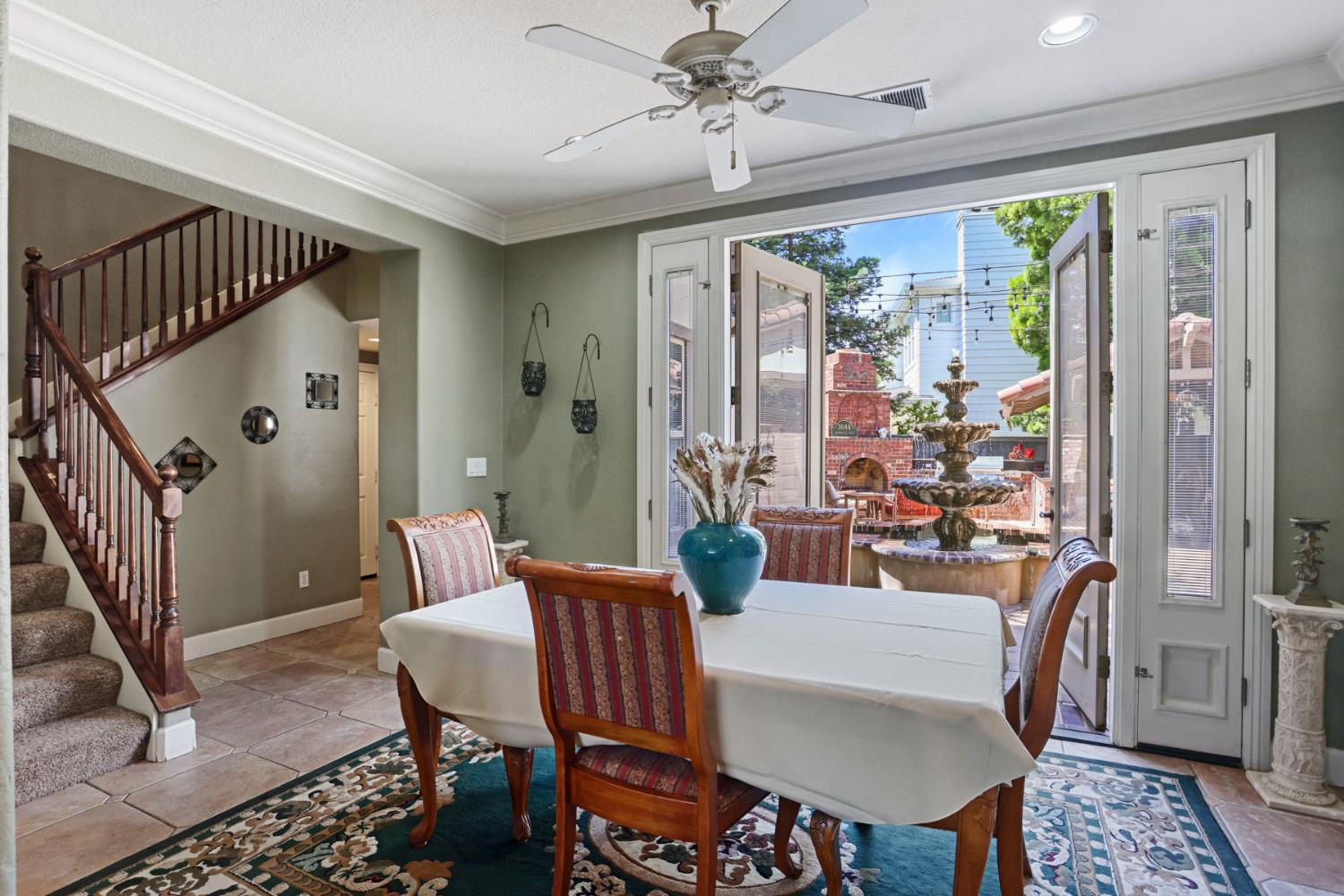 3044 Redbridge Road Tracy, CA 95377 - Photo 24 of 88 a view of a dining room with furniture window and outside view