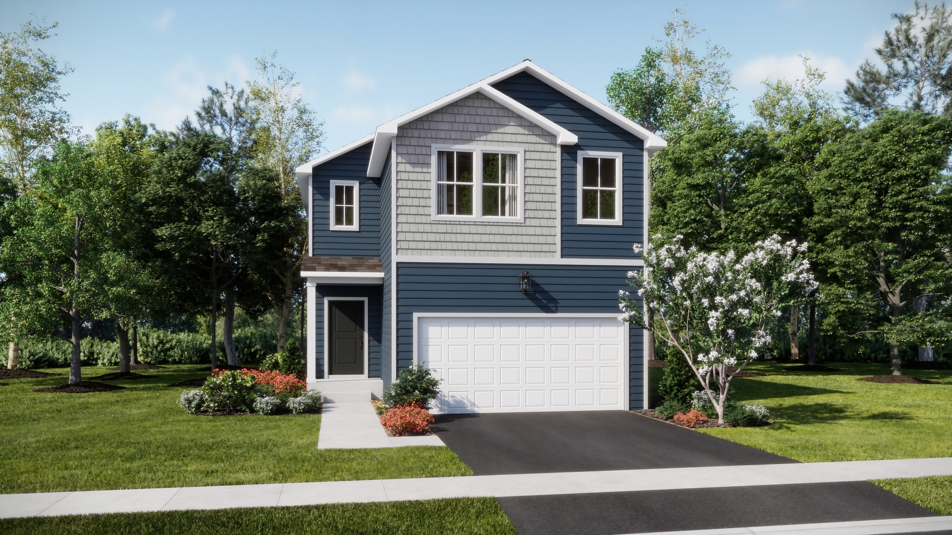 211 Buchanan Drive Waterman, IL 60556 - Photo 1 of 3 a front view of a house with a yard and trees