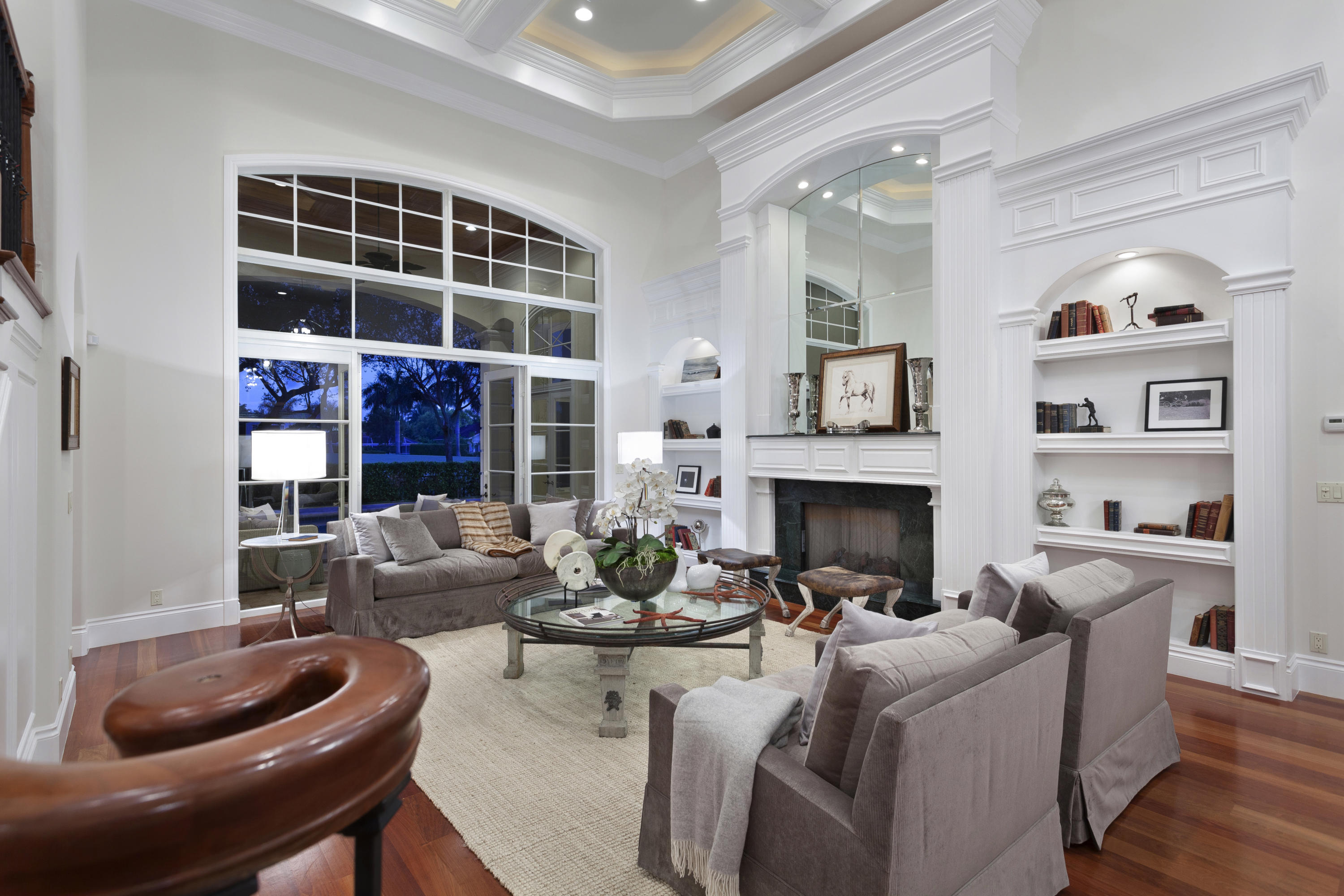 315 Royal Palm Way Boca Raton, FL 33432 - Photo 6 of 19 315 LIVING_FIREPLACE.jpg