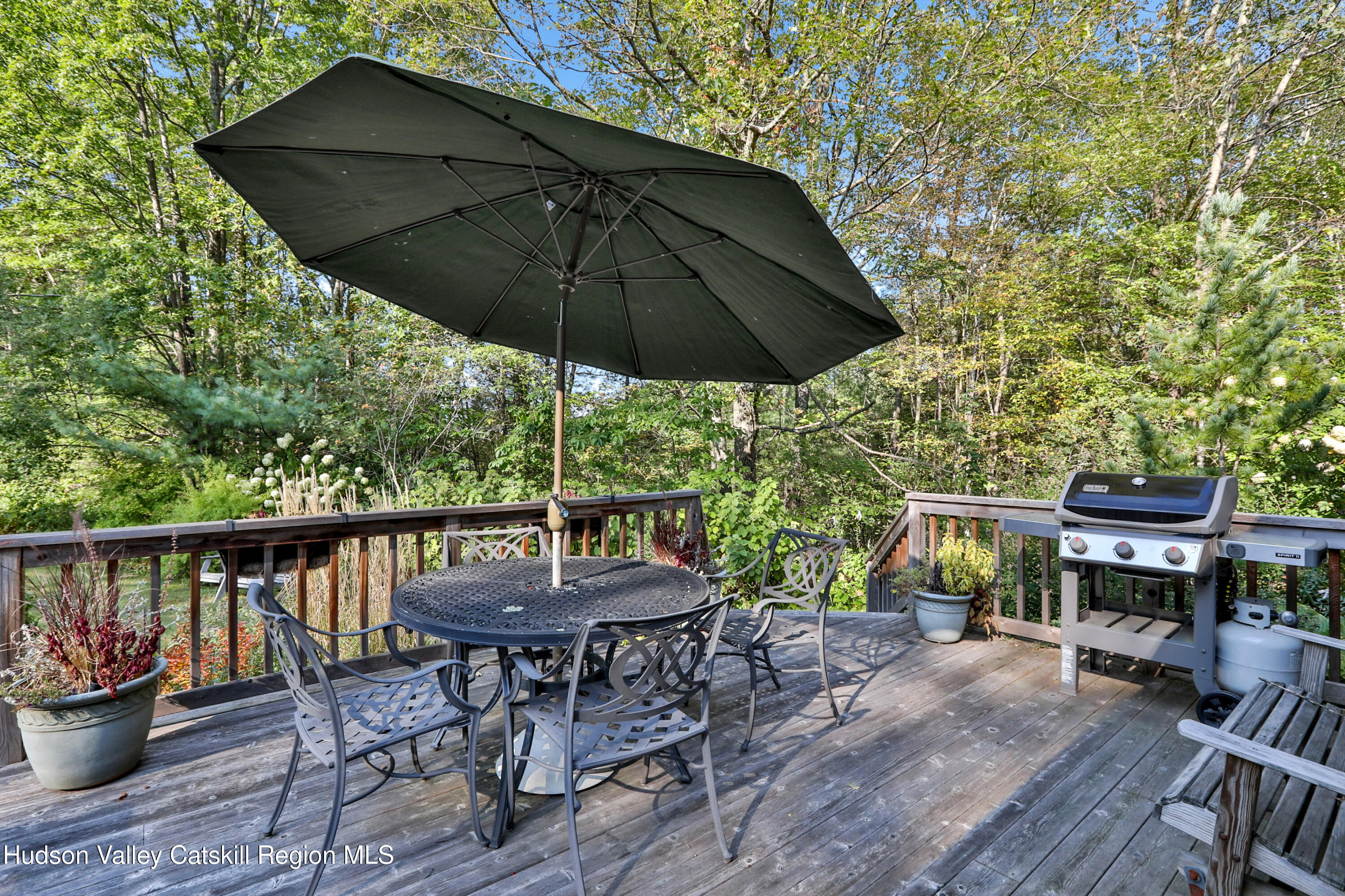 4 Mountain View Drive Kerhonkson, NY 12446 - Photo 6 of 37 an outdoor space with furniture and umbrella