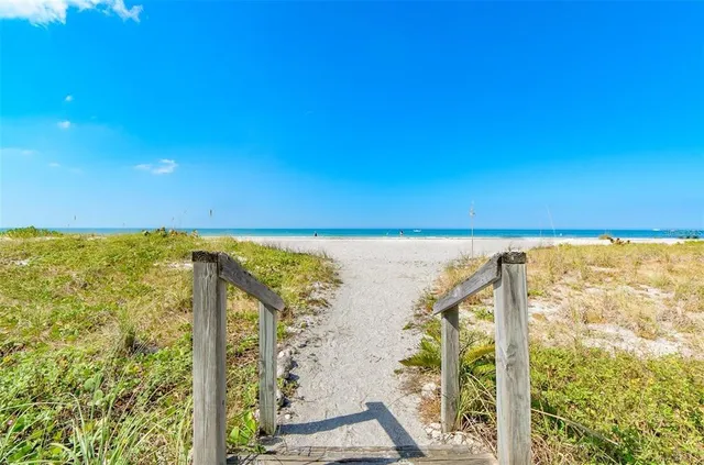 a swimming pool with an outdoor space