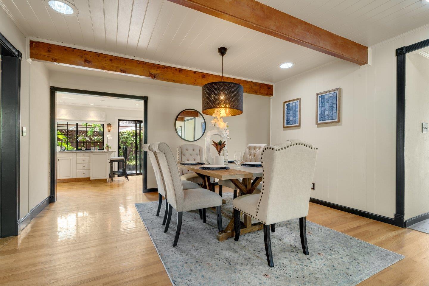 680 Cambrian Drive Campbell, CA 95008 - Photo 12 of 62 a view of a dining room with furniture and wooden floor
