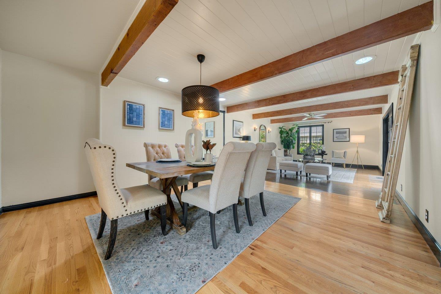 680 Cambrian Drive Campbell, CA 95008 - Photo 13 of 62 a view of a dining room with furniture and wooden floor