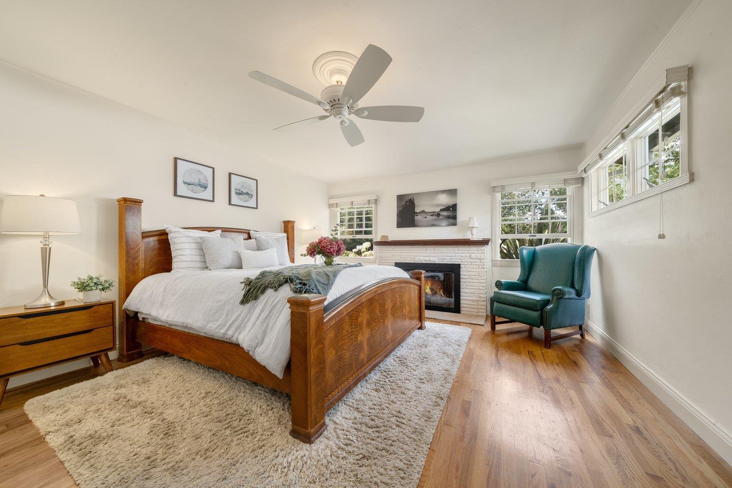 680 Cambrian Drive Campbell, CA 95008 - Photo 23 of 62 a bed room with a bed and a chair