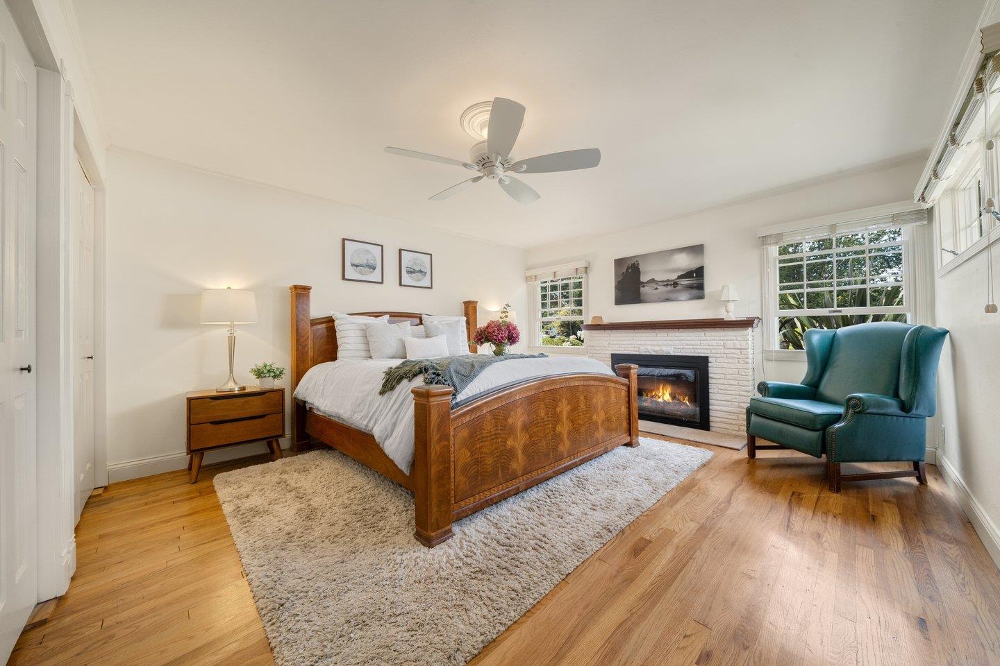 680 Cambrian Drive Campbell, CA 95008 - Photo 25 of 62 a bedroom with a bed and a couch