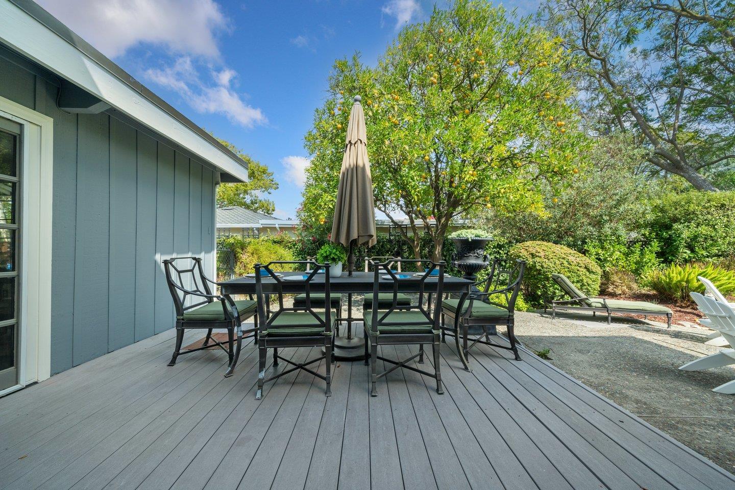 680 Cambrian Drive Campbell, CA 95008 - Photo 51 of 62 a view of a dinning table and chairs on roof deck
