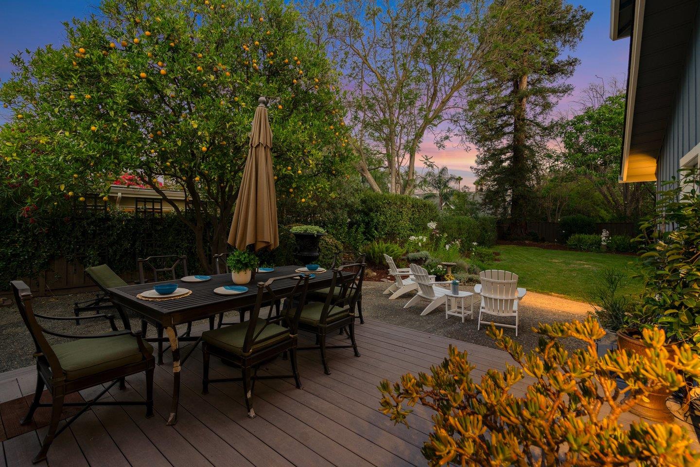 680 Cambrian Drive Campbell, CA 95008 - Photo 57 of 62 a backyard of a house with table and chairs