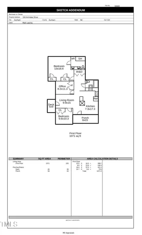 $225,000 | 104 Archdale Drive, Durham, NC 27707