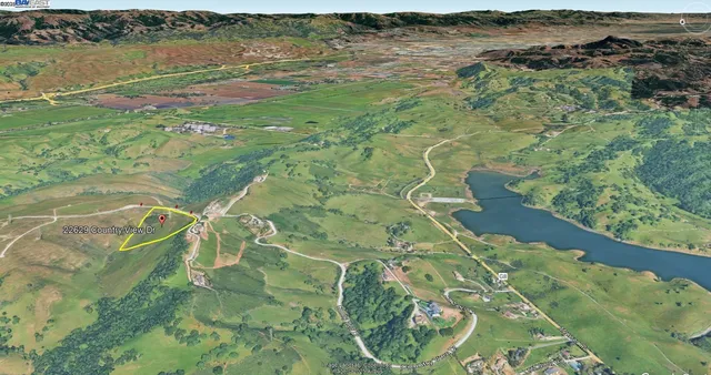 a view of lake with mountain