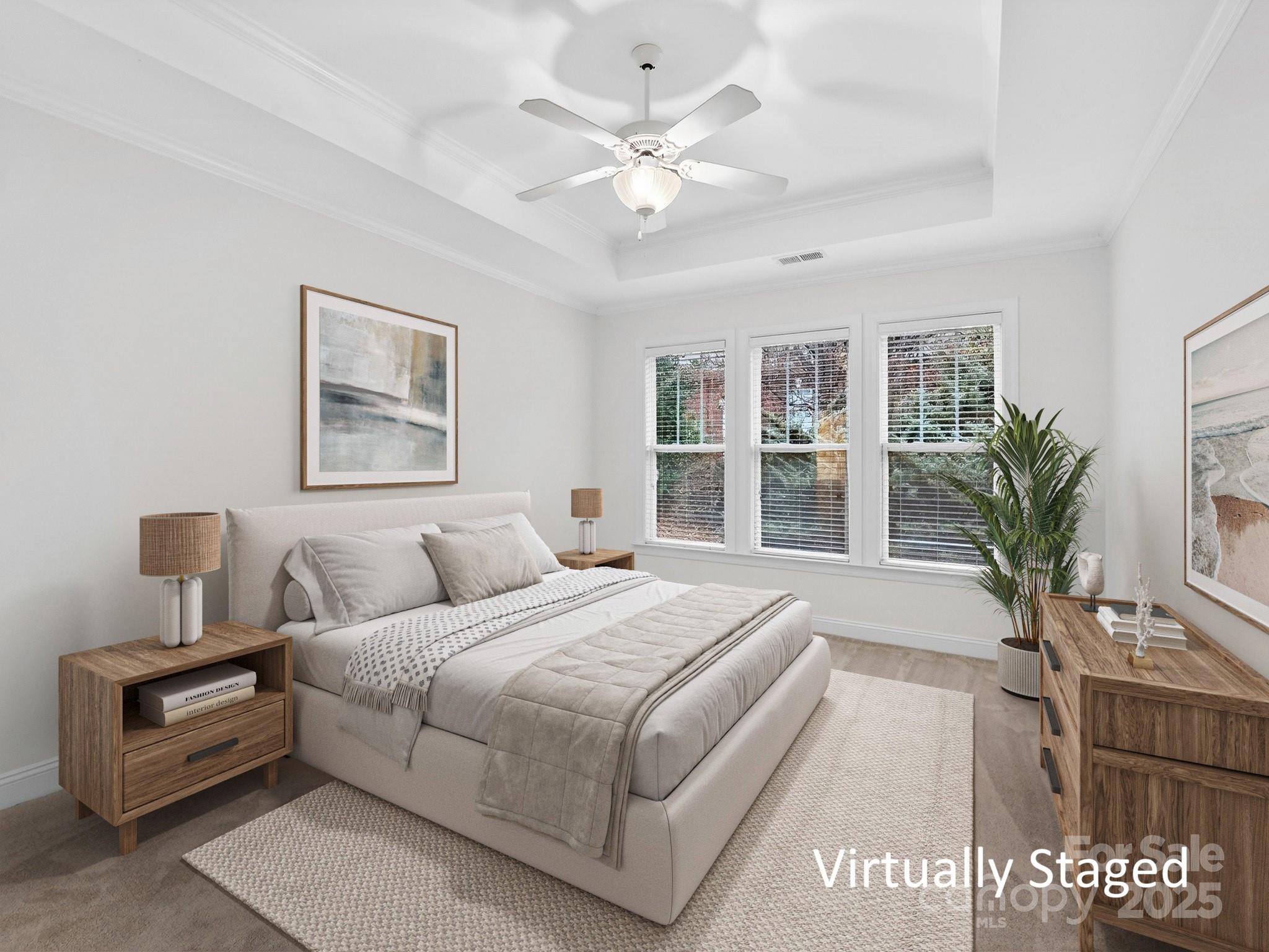 2963 Bellasera Way Matthews, NC 28105 - Photo 22 of 46 a bedroom with a large bed and a window