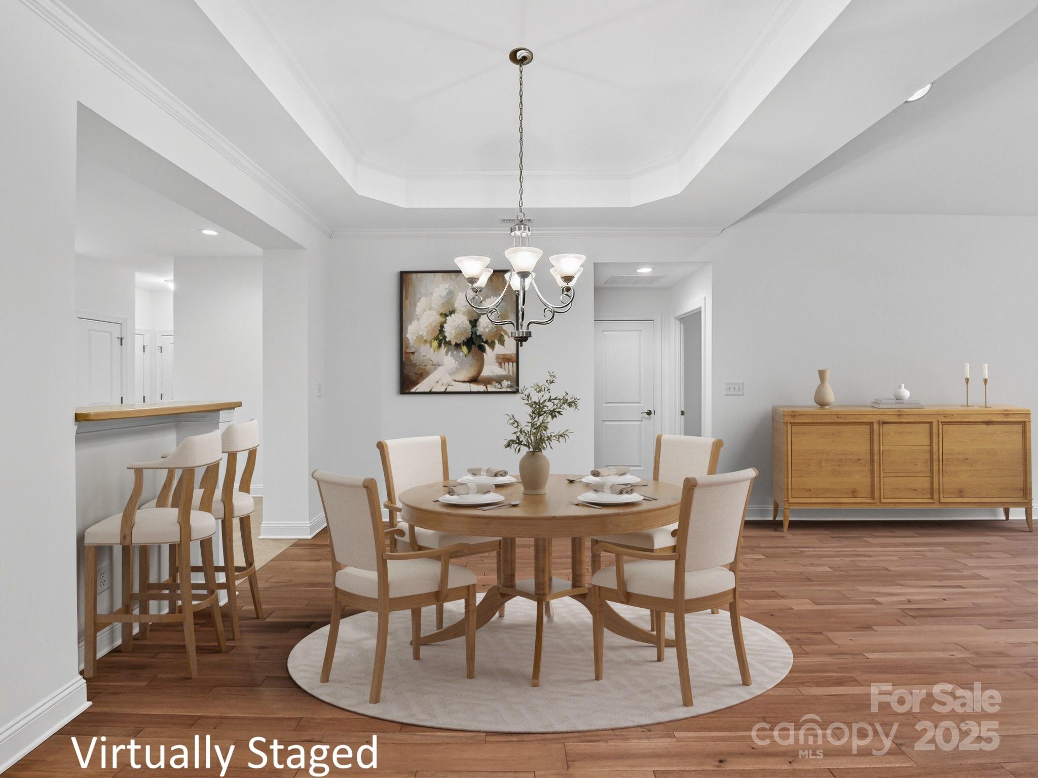 2963 Bellasera Way Matthews, NC 28105 - Photo 7 of 46 a view of a dining room with furniture