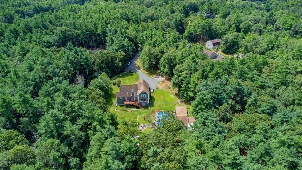 28 Gammons Road Acushnet, MA 02743 - Photo 4 of 39 an aerial view of a house with a yard