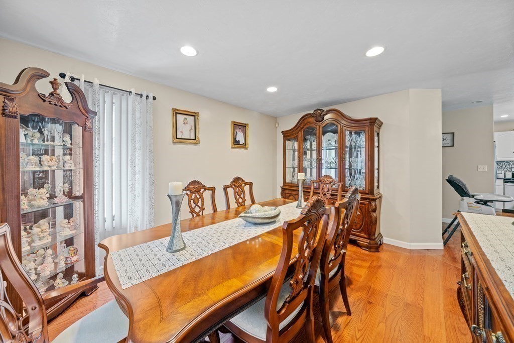 28 Gammons Road Acushnet, MA 02743 - Photo 5 of 39 a view of a dining room with furniture and chandelier