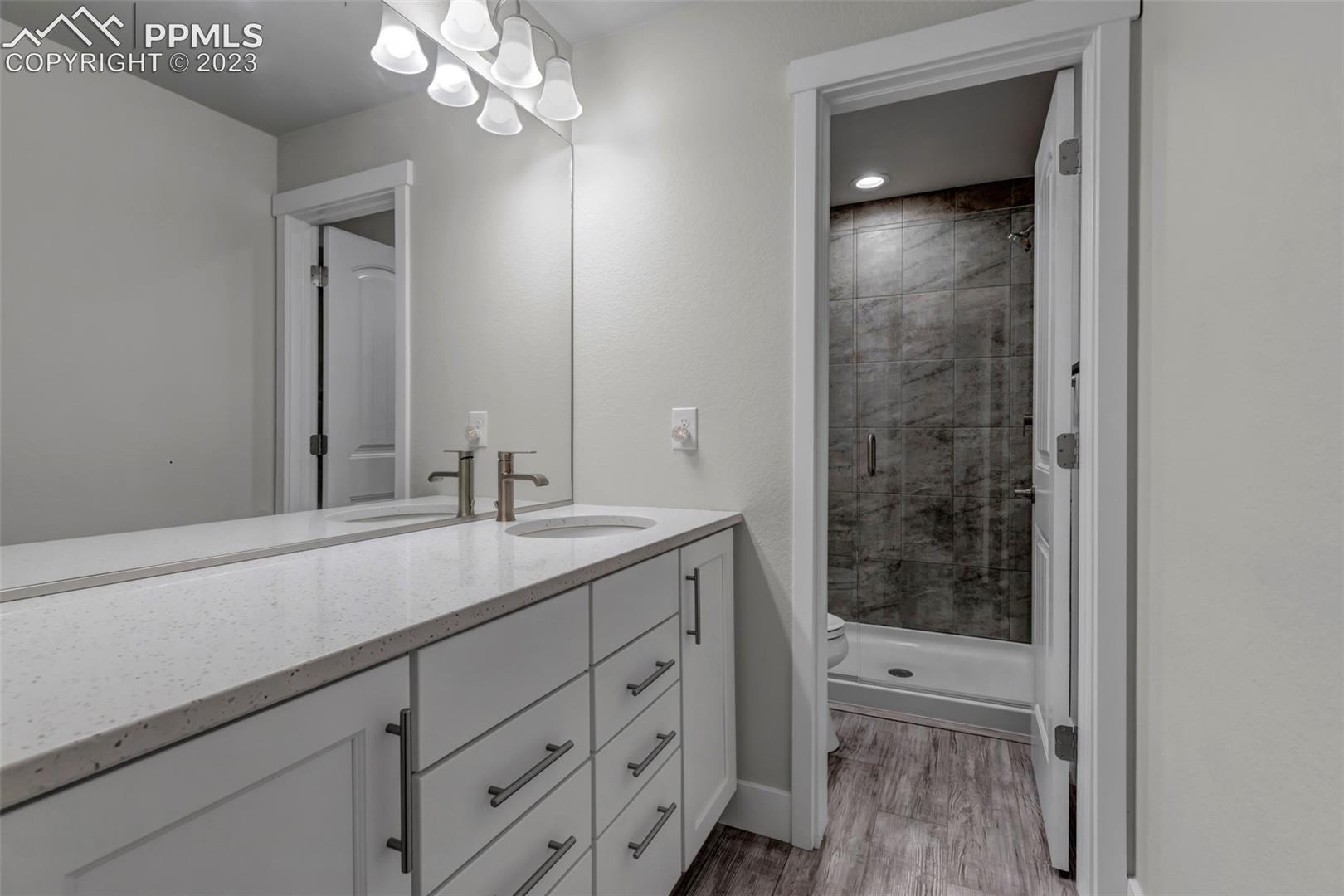 3259 Red Cavern Road Colorado Springs, CO 80908 - Photo 28 of 36 Downstairs bathroom