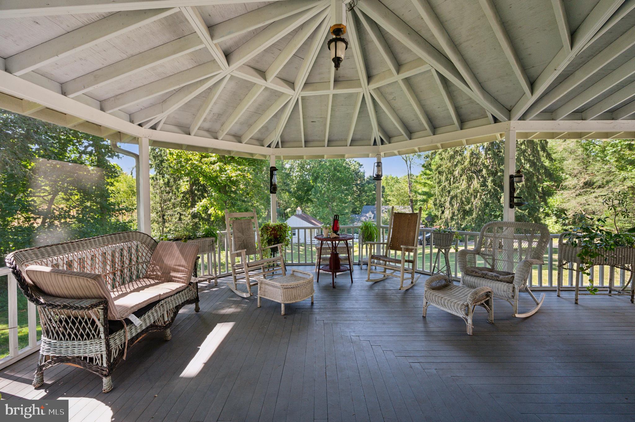 257 Barren Road Media, PA 19063 - Photo 19 of 52 Outdoor screened in veranda