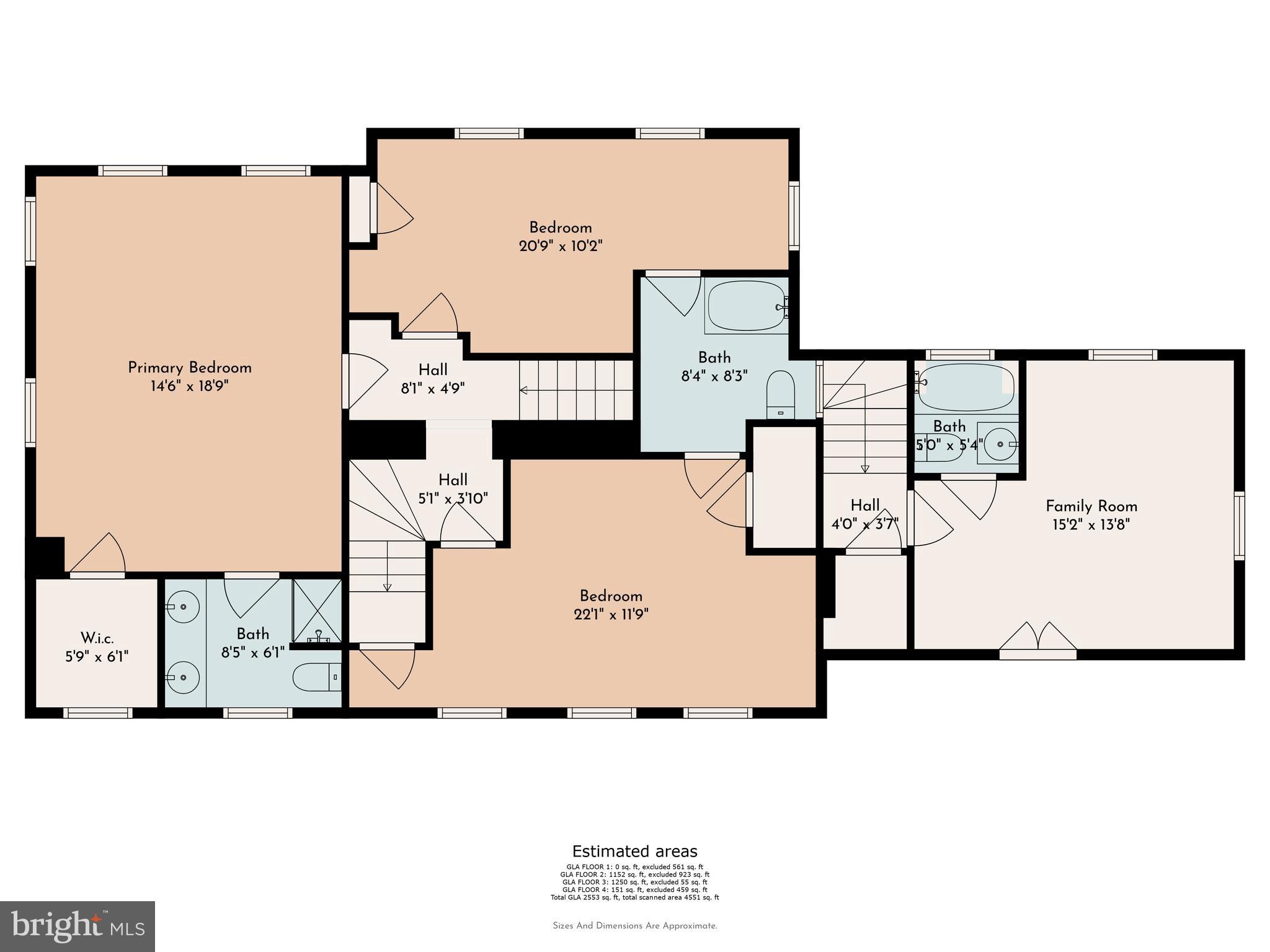 257 Barren Road Media, PA 19063 - Photo 50 of 52 Floor Plan of second floor