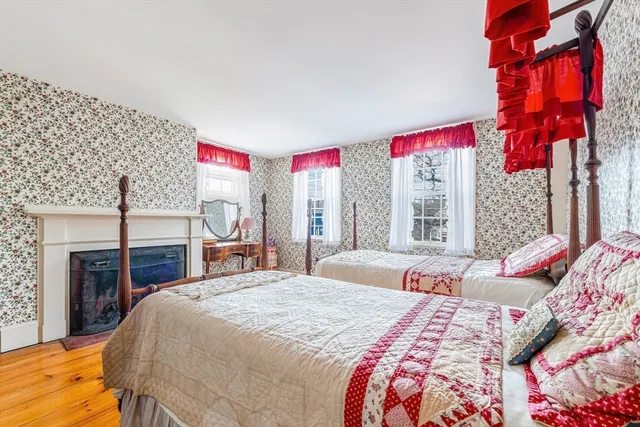 a view of a storage room with racks