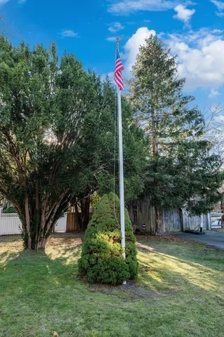 a view of a back yard