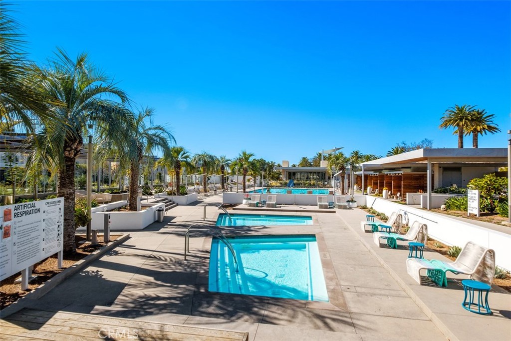179 Follyhatch Irvine, CA 92618 - Photo 30 of 48 a view of a patio with swimming pool table and chairs