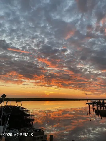 a view of an ocean from a building