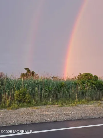 a view of lake from a city
