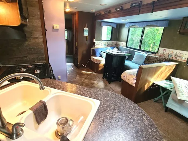 a view of a small space