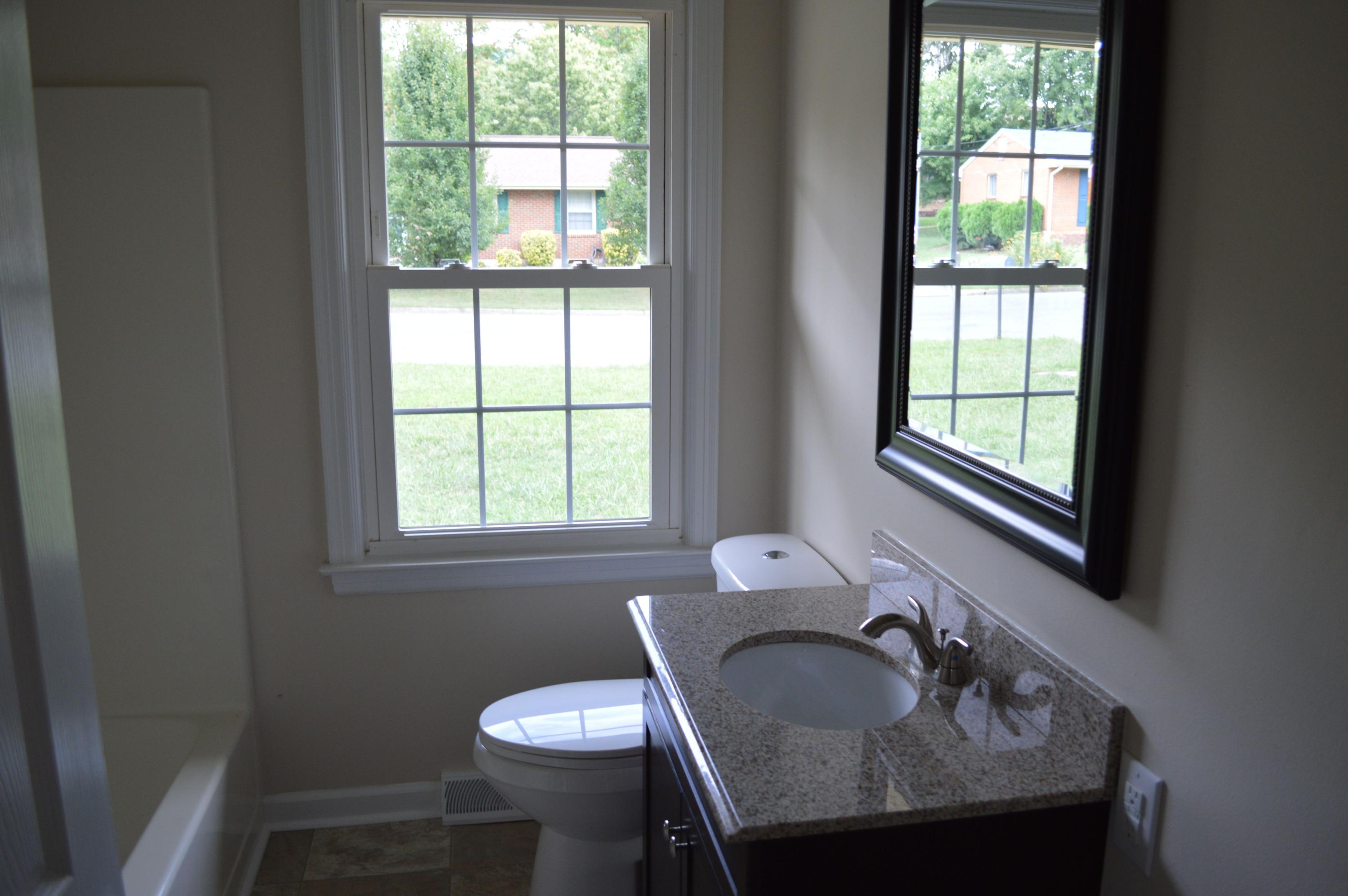 520 Olney Road Vinton, VA 24179 - Photo 9 of 29 a bathroom with a sink toilet and a window