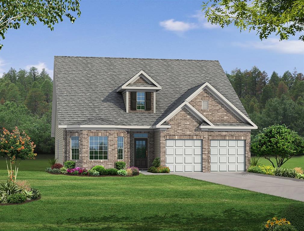 7768 Shertall Road Fairburn, GA 30213 - Photo 1 of 1 Manchester F Elevation - this is a sample of what your home will look like and is not actual home. Home is being built but will have this elevation with full brick front