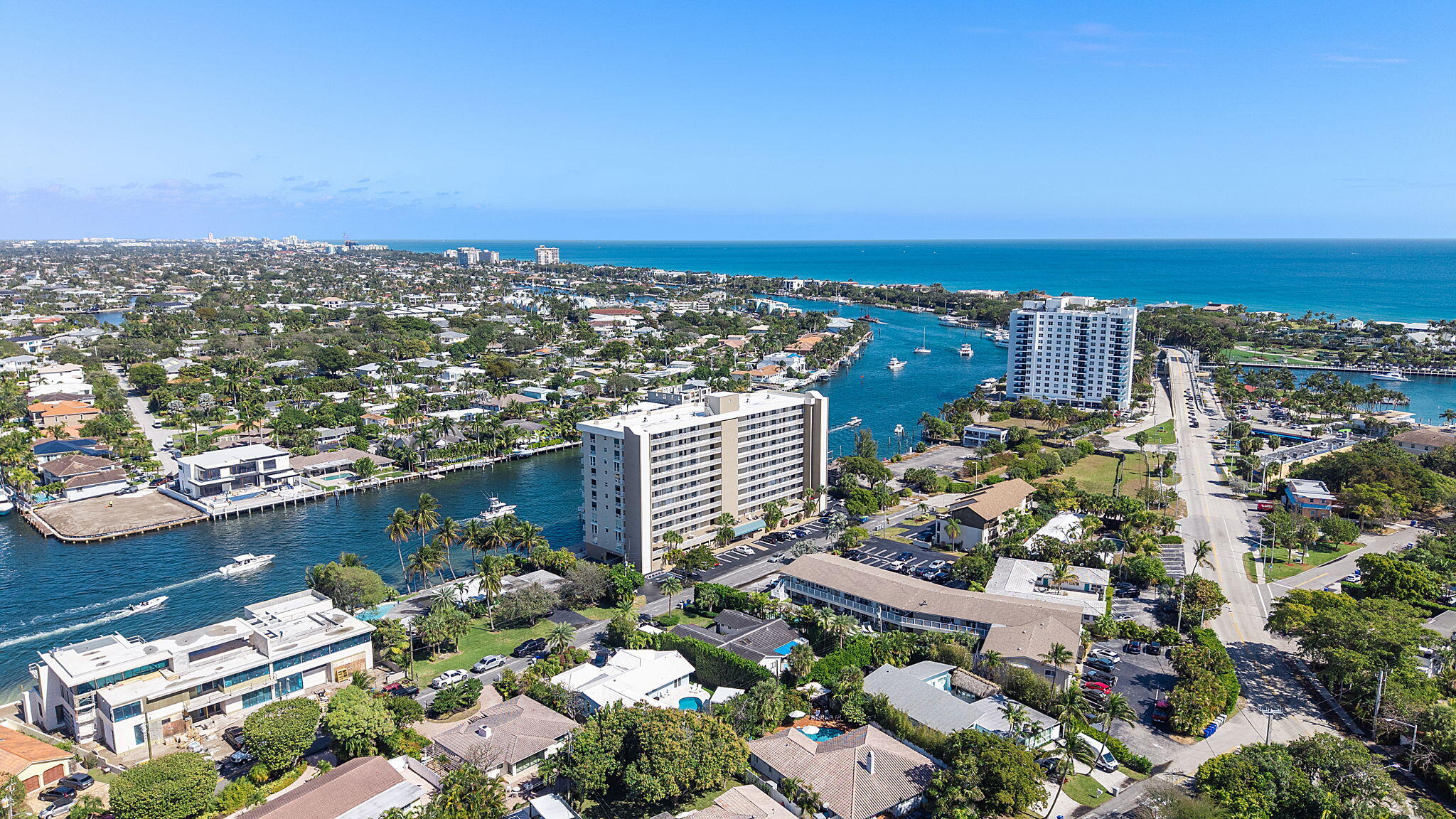 2611 North Riverside Drive, Unit 1002 Pompano Beach, FL 33062 - Photo 38 of 40 Aerial Front