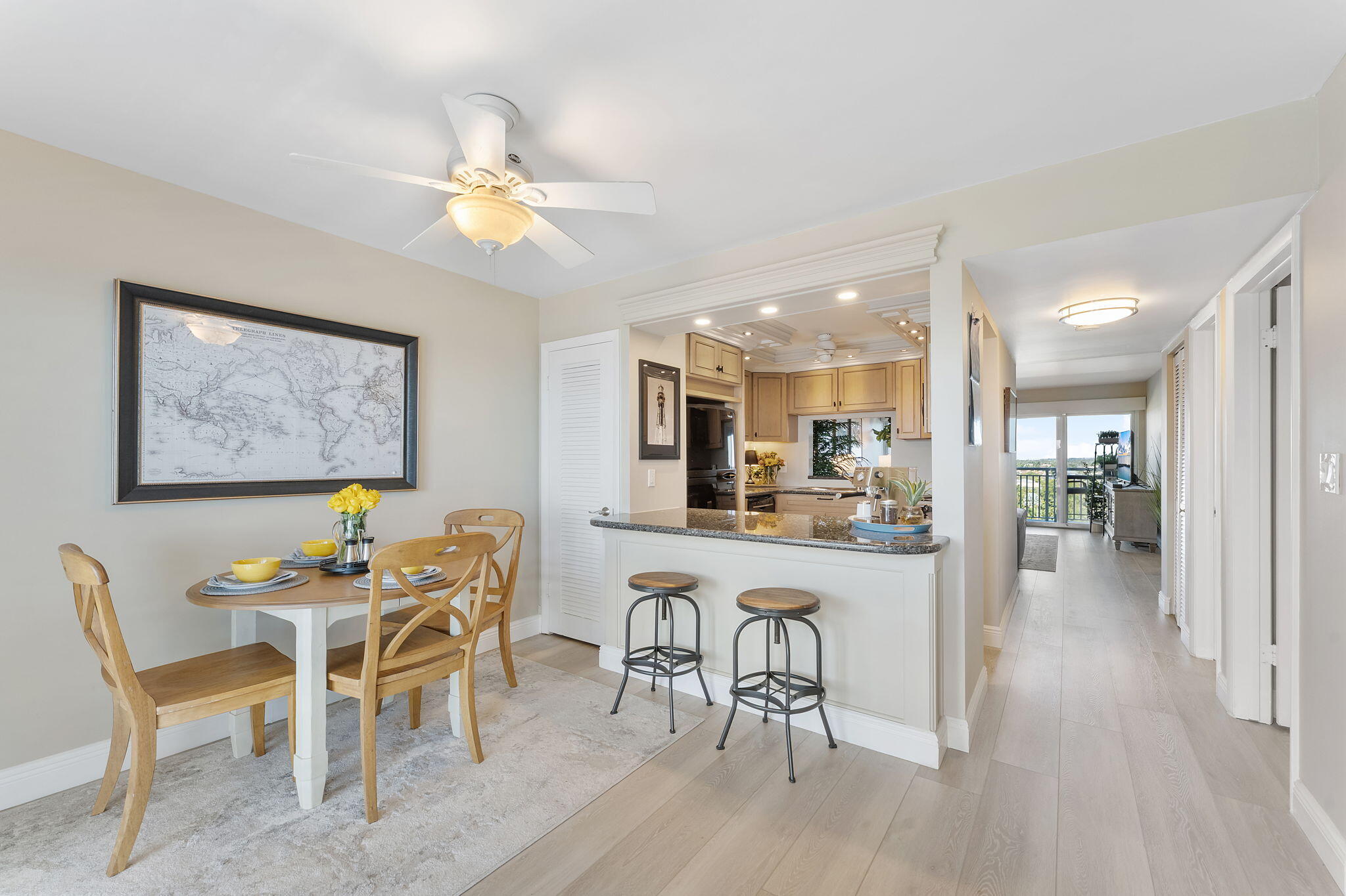2611 North Riverside Drive, Unit 1002 Pompano Beach, FL 33062 - Photo 6 of 40 Eat-in Kitchen Area