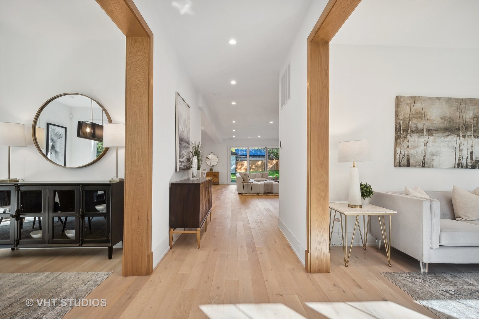 1209 Maple Avenue Wilmette, IL 60091 - Photo 22 of 28 a view of living room kitchen and a wooden floor