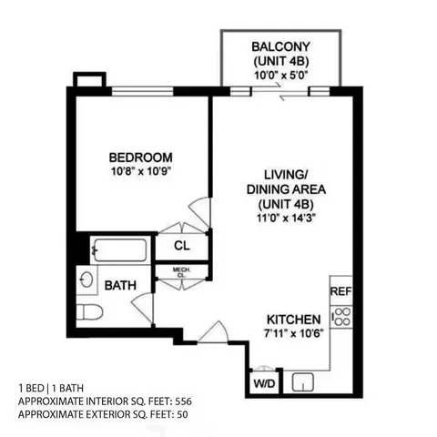 a front view of a building