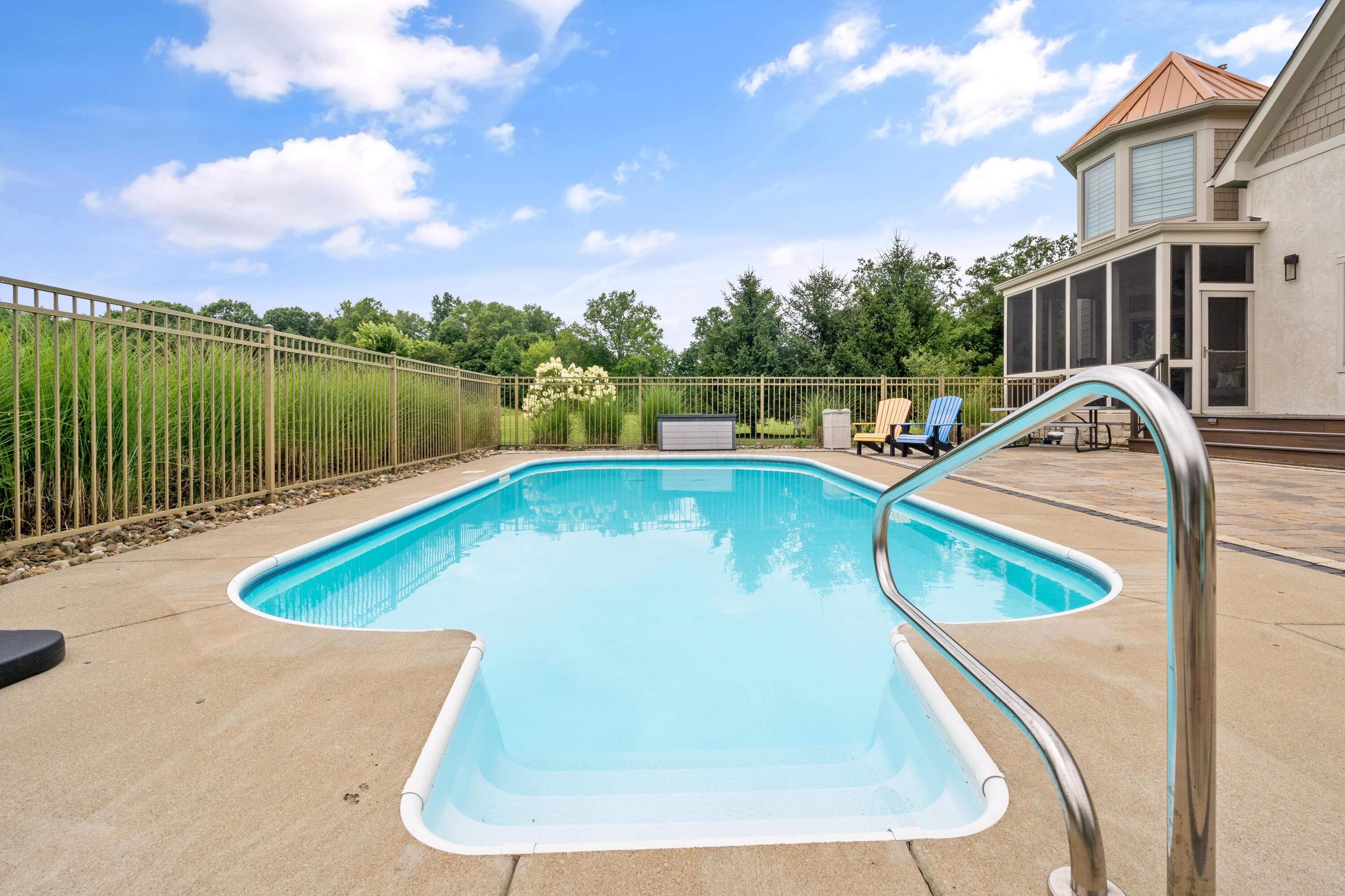 4640 Maynard Road Delaware, OH 43015 - Photo 75 of 91 In-ground swimming pool with concrete surround