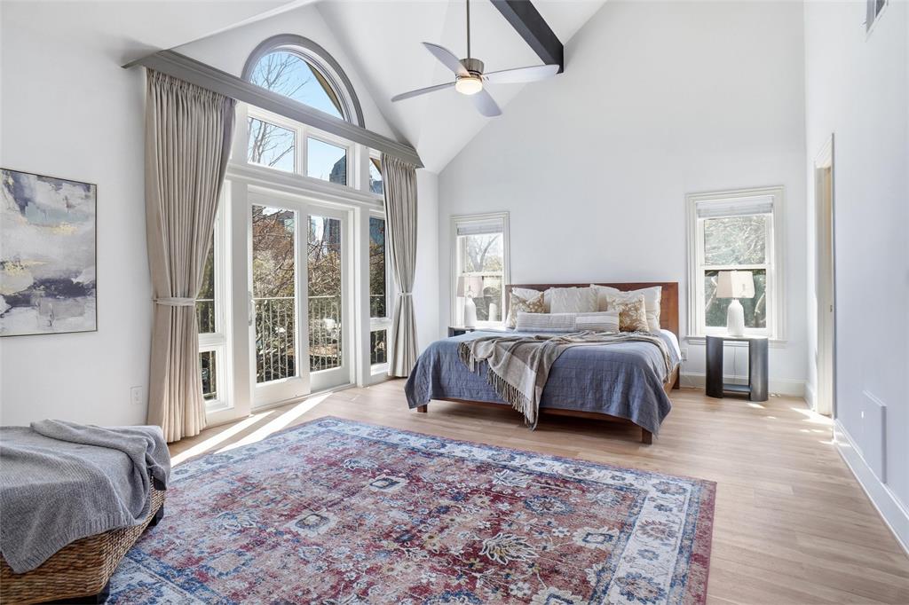 2601 Colby Street Dallas, TX 75204 - Photo 12 of 32 Primary Suite with Downtown Dallas Views