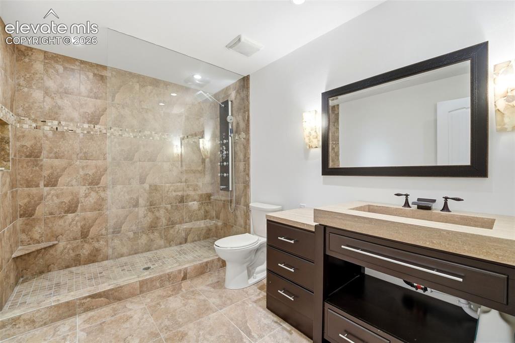 17 Pine Road Colorado Springs, CO 80906 - Photo 34 of 48 Incredible basement bathroom spa shower