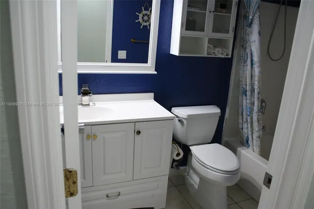 a view of a hallway with a small space