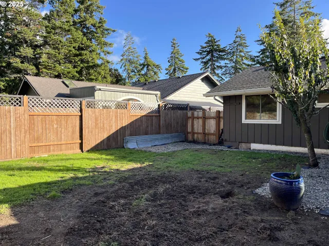 a view of a chairs and tables in patio