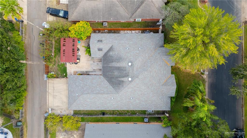 105 East Hawk Avenue McAllen, TX 78504 - Photo 30 of 34 an aerial view of a house with a yard