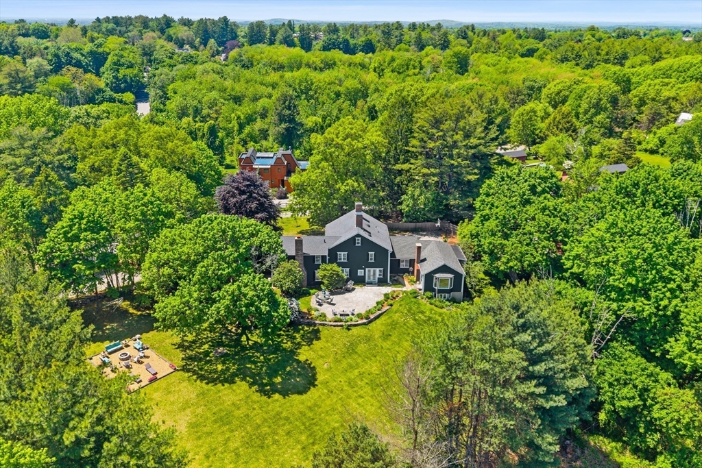 22 Stinson Road Andover, MA 01810 - Photo 39 of 40 a aerial view of a house with a yard