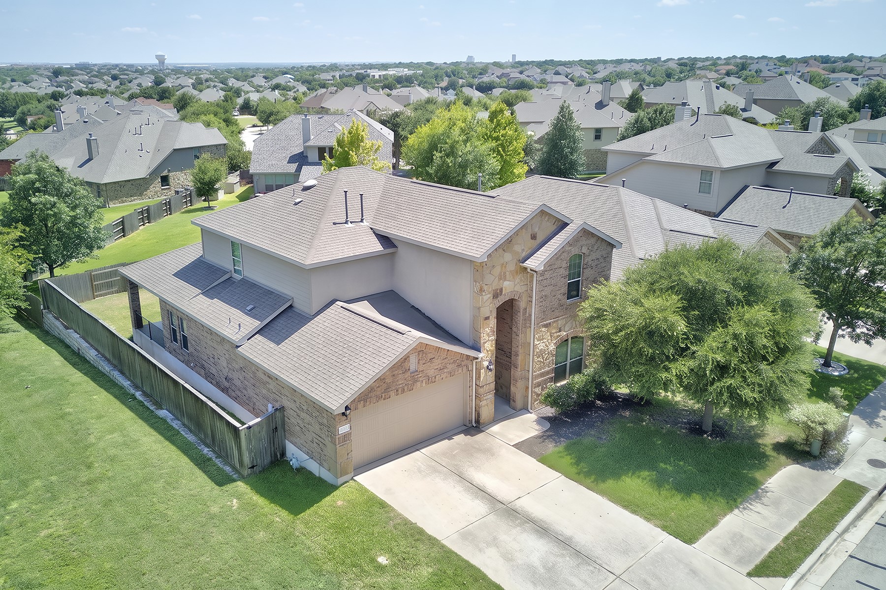 4601 Chestnut Meadows Bend Georgetown, TX 78626 - Photo 35 of 35 A striking stone and brick facade home with a private yard and well-kept landscaping.